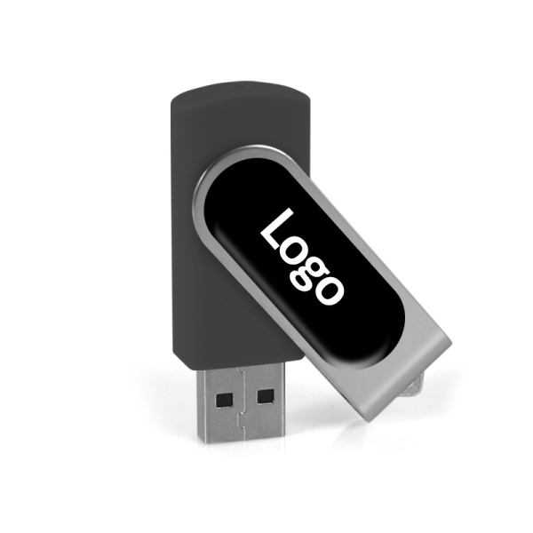 Twister / Swivel Doming USB Flash Drive