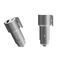 4-in-1 Dual USB Ports QC3.0 Metal Aluminum Car Charger